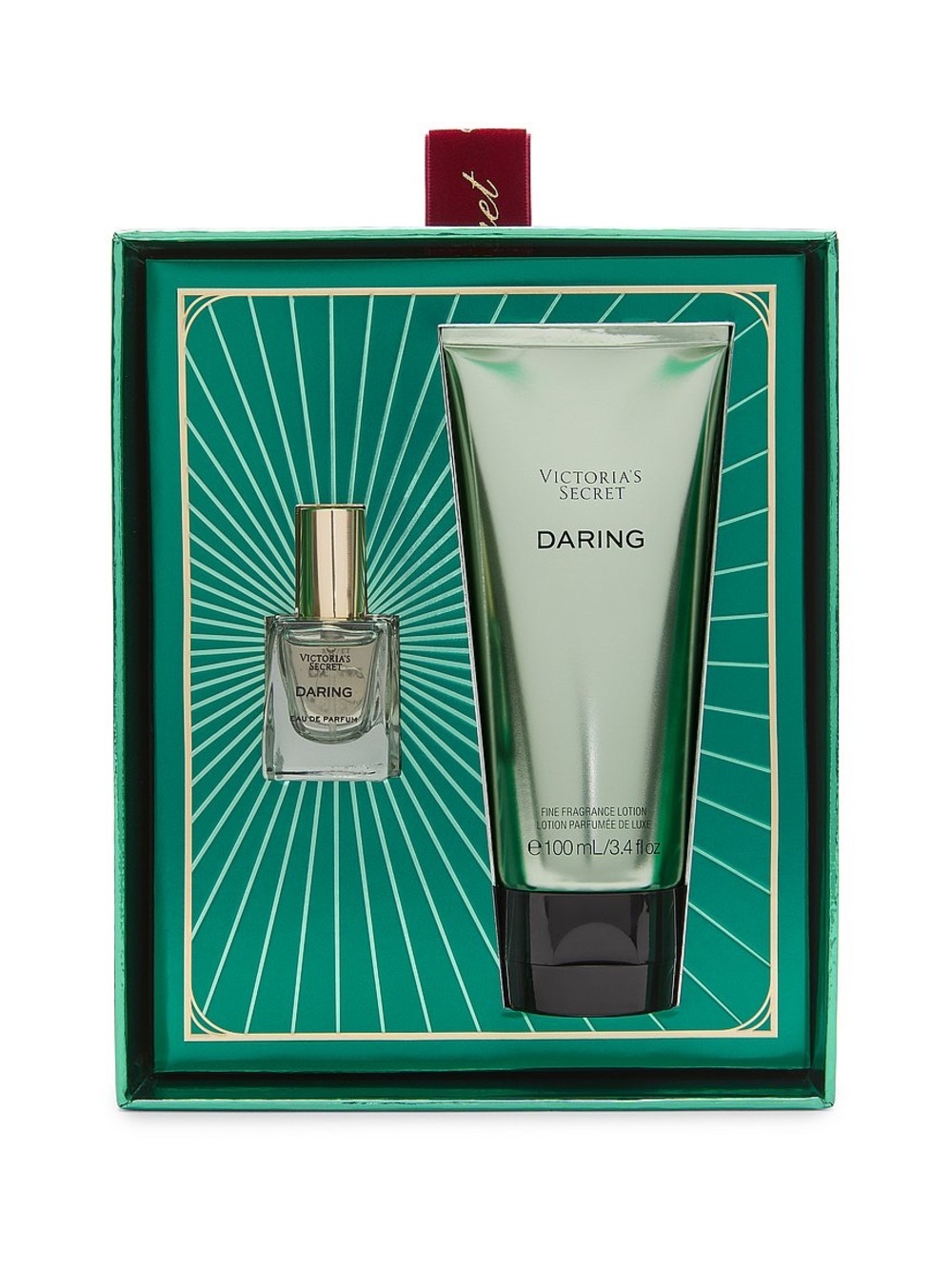 Victoria's Secret Daring Fragrance & Lotion Set - Emerald Green